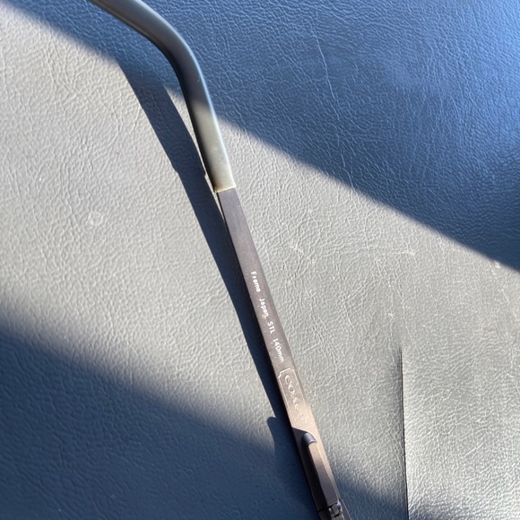 Coach 1002 Bronze Rectangular Titanium Sunglasses Japan FRAMES ONLY - Picture 5 of 5